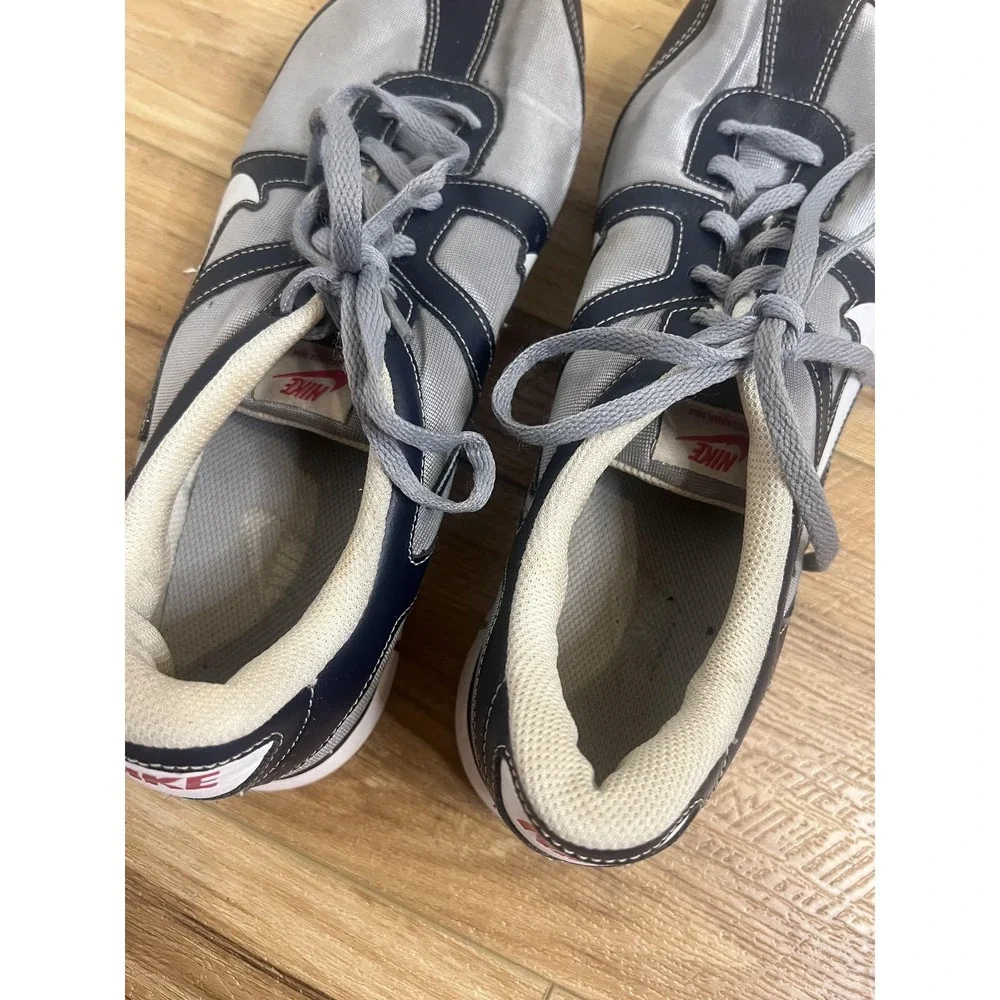 Vtg Nike Oceania NM Shoes WM Size 7.5 Gray Navy Mesh Athletic‎ Running Sneakers